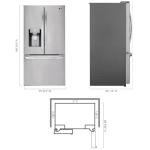 LG LRFS28XBS 27.7 Cu. Ft. Stainless Steel French Door Refrigerator