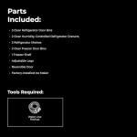 Kenmore 30 in. 18.1 cu. ft. Capacity Refrigerator/Freezer with Adjustable Glass Shelving, Humidity Control Crispers, Ice Maker, ENERGY STAR Certified, Black