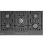 Empava 36" Bulit-in Tempered Glass Gas Cooktops 5 Italy Imported Sabaf Burners Stove Tops, 36 Inch, Black