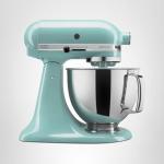 KitchenAid Artisan Series 5 Quart Tilt Head Stand Mixer with Pouring Shield KSM150PS, Aqua Sky