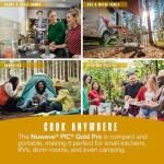 Nuwave Gold Pro Precision Induction Cooktop, Large 8” Heating Coil, 12” Heat-Resistant Cooking Surface, Adjustable Wattages,100°F to 575°F, Portable, Built-In Safety Auto Shut Off