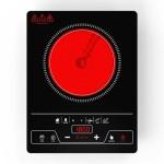 VBGK Single Burner Electric Cooktop,1800W Electric Stove Top Portable Cooktop LED Touch Control,8 Power Levels, Kids Lock &Timer,Overheat Protection,110V Hot Plates for Cooking