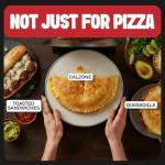 PIEZANO 14 Inch Extra Large Crispy Crust Pizza Oven by Granitestone – Family Sized Electric Pizza Oven Indoor Countertop Maker with Stone Heats up to 800˚F for Stone Baked Pizzeria Style at Home