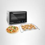 KitchenAid Digital Countertop Oven with Air Fry & Pizza Stone, KCO128CU, Contour Silver