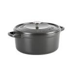GreenPan Featherweights Healthy Ceramic Nonstick Casserole Dish, 28cm/6 Litre, Cast Iron Casserole Dish with Lid, Non-PFAS, Induction, Oven Safe, Grey