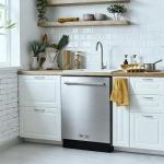 KOSTCH 24 inch Built-In Dishwasher,Top Control 8 Wash Programs Slide In DishWasher Machine with Third Rack,Large Capacity 15 Place Settings, ENERGY STAR Certified, 45-dBA Ultra-Quiet (Stainless Steel)