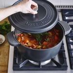 GreenPan Featherweights Healthy Ceramic Nonstick Casserole Dish, 28cm/6 Litre, Cast Iron Casserole Dish with Lid, Non-PFAS, Induction, Oven Safe, Grey