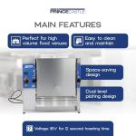 Prince Castle Slim-Line Vertical Toaster 4 Slices, 20-Second 4 Slice Toaster for Hotels, Buffets and More
