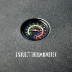 Cozze 17" Gas Pizza Oven with Rotating Pizza Stone for Easy Restaurant-Style Pizza at Home – Triple Burner, Built-In Thermometer, Fast 15-Min Preheat, Portable Outdoor Pizza Oven