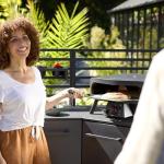 Cozze 17" Gas Pizza Oven with Rotating Pizza Stone for Easy Restaurant-Style Pizza at Home – Triple Burner, Built-In Thermometer, Fast 15-Min Preheat, Portable Outdoor Pizza Oven