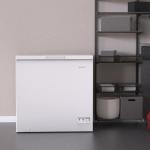 Avanti 7.0 Cu. Ft. Garage Ready Chest Freezer with Flip-Up Lid, Removable Storage Basket, External Temperature Control, Manual Defrost, and Power Indicator Light. 5.0 cu.ft., White