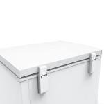 Avanti 7.0 Cu. Ft. Garage Ready Chest Freezer with Flip-Up Lid, Removable Storage Basket, External Temperature Control, Manual Defrost, and Power Indicator Light. 5.0 cu.ft., White