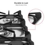 ThermoMate Light 30 Inch Gas Cooktop, Built In Gas Rangetop with 5 High Efficiency Burners, NG/LPG Convertible Stainless Steel Gas Stove Top with Thermocouple Protection, 120V AC