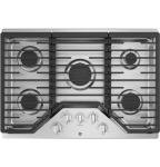 GE JGP5030SLSS 30 Inch Gas Cooktop with Power Boil, Simmer, Continuous Grates, 5 Sealed Burners and ADA Compliant