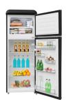 Frigidaire EFR756, 2 Door Apartment Size RETRO Refrigerator with Top Freezer, Chrome Handles, 7.5 cu ft