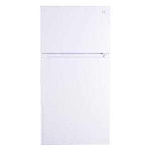 Kenmore 33 in. 20.4 cu. ft Capacity Refrigerator/Freezer with Full-Width Adjustable Glass Shelving, Humidity Control Crispers, Ice Maker, ENERGY STAR Certified, White