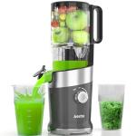 Aeitto Cold Press Juicer, Juicer Machines, with Large Feed Chute, Easy to Clean, High Juice Yield, For Whole Vegetables and Fruits,Slow Masticating Juicers, Easy to Assemble