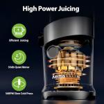 Aeitto Cold Press Juicer, Juicer Machines, with Large Feed Chute, Easy to Clean, High Juice Yield, For Whole Vegetables and Fruits,Slow Masticating Juicers, Easy to Assemble