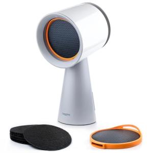 BREETEE Portable Range Hood Kitchen - Powerful 3-Speed Suction Desktop Compact Range Hood with 2 Double Filter - Original Low Noise Kitchen Exhaust Fan with 2 Carbon Filters Large Oil Collection Cup