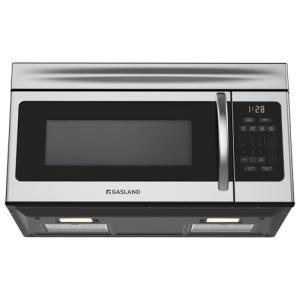 GASLAND 30 Inch Over-the-Range Microwave Oven, 1.7 Cu.Ft Over Stove Microwave, 1000W with 10 Power Levels, Sensor & One-Touch Cooking, 300 CFM Venting, LED Cooktop Light, Black Kitchen Microwave