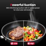 GASLAND 30 Inch Over-the-Range Microwave Oven, 1.7 Cu.Ft Over Stove Microwave, 1000W with 10 Power Levels, Sensor & One-Touch Cooking, 300 CFM Venting, LED Cooktop Light, Black Kitchen Microwave