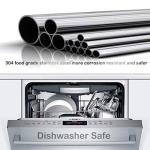 Real Stainless Steel Lemon Squeezer Citrus Juicer Hand Press Heavy Duty Manual Squeeze Juice Extractor Maker Orange Lime Grapefruit Presser - Bonus 50 Pcs Filter Bags