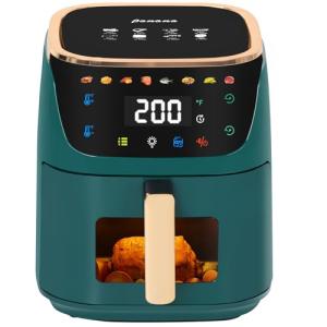 Panana Air Fryer, 8QT Large Capacity Air Fryer, Oilless Healty Cooker Airfryer Oven with 8 Presets, 1500W Air Fryers for Quick Meal, Home Use