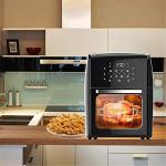 Air Fryer, Digital Air Fryer Oven Cooker, Visible Window, Supports Customerizable Cooking, 100℉ to 450℉, LED Touchscreen, Easy to Clean, Shake Reminder, 10QT
