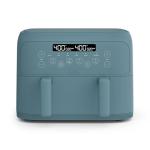 bella 4 Qt TriZone Air Fryer, EverGood™ Ceramic Nonstick Coating, Dual Basket Design w Removable Divider, Digital Touchscreen Control w 6 Preset Cooking Options, 1200 Watt, 3lb Capacity, Surf