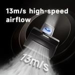 Arspura P1 36'' IQV Range Hood| PM2.5 Real-time Monitoring| Stainless Steel Under Cabinet/Wall Portable Stove Vent with Touchscreen |13m/s High Speed | Quiet Kitchen Black Wall Mount Range Hood