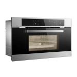 ROBAM 30-Inch Built-In Combi Steam Oven with 13 Cooking Functions, Touch Control, 50 Pre-Programmed Recipes, High-Temp Steam, Convection Bake, 3000W, Stainless Steel 1.7 Cu. Ft. (Silver)