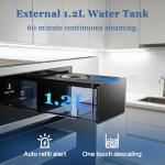 ROBAM 30-Inch Built-In Combi Steam Oven with 13 Cooking Functions, Touch Control, 50 Pre-Programmed Recipes, High-Temp Steam, Convection Bake, 3000W, Stainless Steel 1.7 Cu. Ft. (Silver)