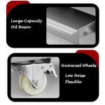 Banfluxion Vertical Gas Rotisserie Oven Gas Chicken Rotisserie Machine Stainless Steel Rotary Chicken Roaster Machine Commercial Automatic Rotary Roaster Oven, 110V