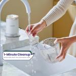 BUMET Electric food processor vegetable chopper 500W one 2.5cup bowl one bi-layer 4 blades Mini Food chopper for home use,Mincing, and Puree for kitchen aid, baby foot