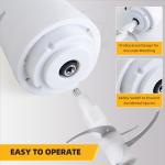 COOKZHOM Food Processor,Electric Food Chopper with 500W Stainless Steel Motor & 2 Sharp Blade Sets,8-Cup Glass Bowl for Meat, Vegetables, Fruits and Nuts