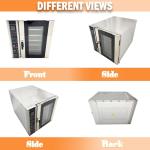 LGXEnzhuo 5-Layer Electric Convection Bread Baking Oven Stainless Steel Hot Air Circulation 53Gal Capacity with Steam for Roasting Bread Pizza Nut 220V/3PH