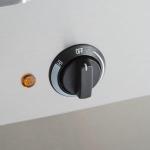 STE-4SA Four Pan Electric Steam Table, 120V 2000W, Stainless Steel, 57x30x34 Inches, Open Well with Undershelf, Commercial Food Warmer