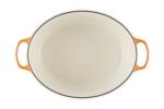 Le Creuset Enameled Cast Iron Signature Oval Dutch Oven, 15.5 qt., Flamme Doree with Crucible Knob