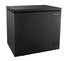 Hamilton Beach, HBFRF713 Chest Deep Freezer, 7 Cu. Ft. Capacity, Granita Rugged Design-Adjustable Thermostat-Removable Vinyl Coated Wire Basket-Easy Defrost Drain