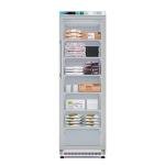 KoolMore KM-FMD12WGD 12 Cu. ft. Commercial Freezer with Glass Door in White-Manual Defrost
