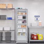 KoolMore KM-FMD12WGD 12 Cu. ft. Commercial Freezer with Glass Door in White-Manual Defrost