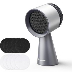 AAOBOSI Portable Range Hood,Desktop Range Hood with Larger Caliber,3 Speed Kitchen Exhaust Fan, Low Noise,Oil Collection Cup,10xAir&Oil Filters,Portable Kitchen Hood for Indoor&Outdoor,RV