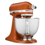 KitchenAid Artisan Series 5 Quart Tilt Head Stand Mixer with Pouring Shield KSM150PS, Scorched Orange