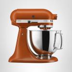 KitchenAid Artisan Series 5 Quart Tilt Head Stand Mixer with Pouring Shield KSM150PS, Scorched Orange
