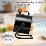 Portable Range Hood with 9 Activated Carbon Filters, Strong Suction Kitchen Exhaust Fan for Indoor BBQ, Hot Pot, RV & Desktop Cooking