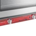 Half Size Commercial Countertop Convection Oven, 2.3 Cu Ft, Electric, 4-Rack Capacity, Stainless Steel, 208/240V, 2100/2800W, 23x22.5x20 Inch
