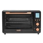 Haden Countertop 6 Slice Toaster Oven Air Fryer Combo for Kitchen, Black/Copper