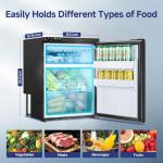 BODEGA BODEGACOOLER 12 Volt Refrigerator, RV Refrigerator APP Control, 65L(2.3cu.ft.) RV Fridge Freezer, Car Refrigerator with Lock, (4℉-46℉) Travel Compressor Cooler 12/24V DC for Truck, RV, Camping