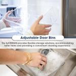 Sharp SJF2955KS 28.9 cu. ft., 3-door French Door Refrigerator, Ice/Water Dispenser, Advanced Cooling Plus System, Chill-Boost & Freezer-Boost, Automatic Dual Ice Maker Garage Ready, Stainless Steel