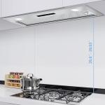 Comfee' Range Hood 27 inch, Built-in/Insert Vent Hood 450 CFM, 3 Speed Gesture Sensing & Touch Control Panel Stainless Steel Kitchen Stove Hood, Ducted/Ductless Convertible Duct